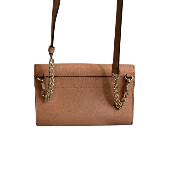 Michael Kors Saffiano Leather Camel Color 3-Way*Crossbody*Excellent Condition - Picture 4 of 13